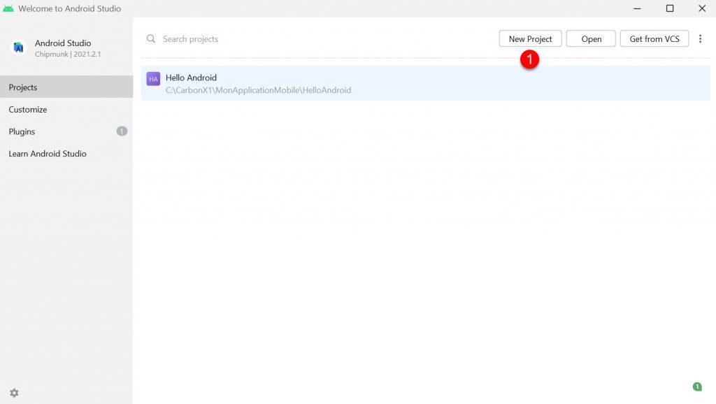 Hello WebView avec Android Studio - Copier Coder